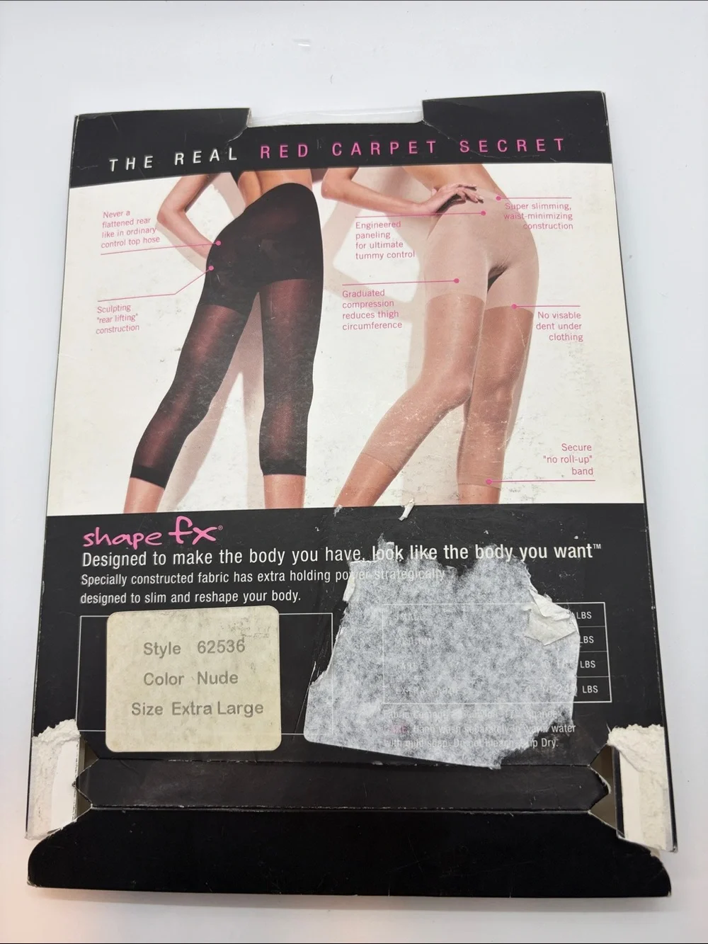 Shape FX Shapewear in Tan Size XL